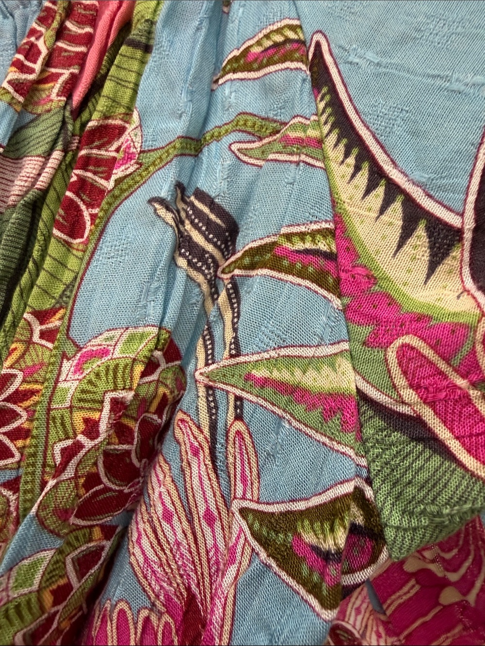 Rachel Roy Boho Off-Shoulder Floral Tie-Waist Dress in Multicolor - Picture 9 of 10